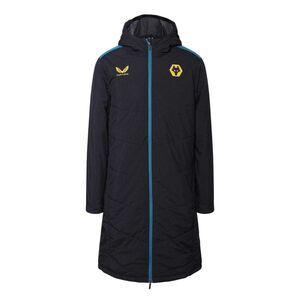 Castore Mens Wolverhampton Wanderers FC Anorak / Caviar/Black Caviar